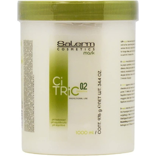 Mascarilla Salerm® Citric P/ Cabello Teñido 1 Litro