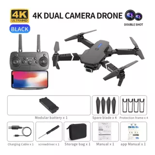 Drone E88 Camara Dual Gran Angular, Cámara Hd, Wifi, Fpv