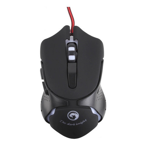 Kit Mouse + Pad Marvo M 309 Usb+ G1 6 Botones Gaming Color Negro
