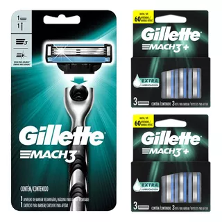 Combo Gillette Match3 Maquina + Cartuchos Para Afeitar