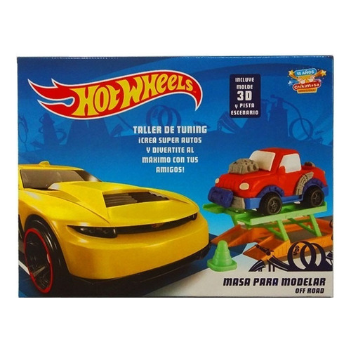 Juego De Masas Hotwheels Off Road Chikimasa 0617