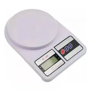 Balanza De Cocina Electronica Digital Raia Modelo Sf-400 Capacidad Máxima 10 Kg Color Blanco