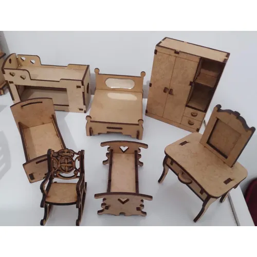 Muebles miniatura de carton sale