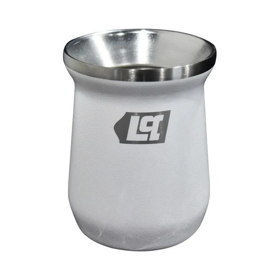 Mate Acero Inoxidable Térmico 300 Ml Vaso Lusqtoff Blanco St