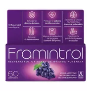 Framintrol 60 Comp Resveratrol Suizo Antioxidante Original Sabor No