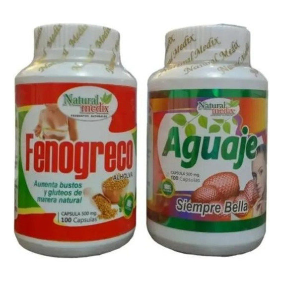 Fenogreco Y Aguaje + Regalo - Unidad a $270