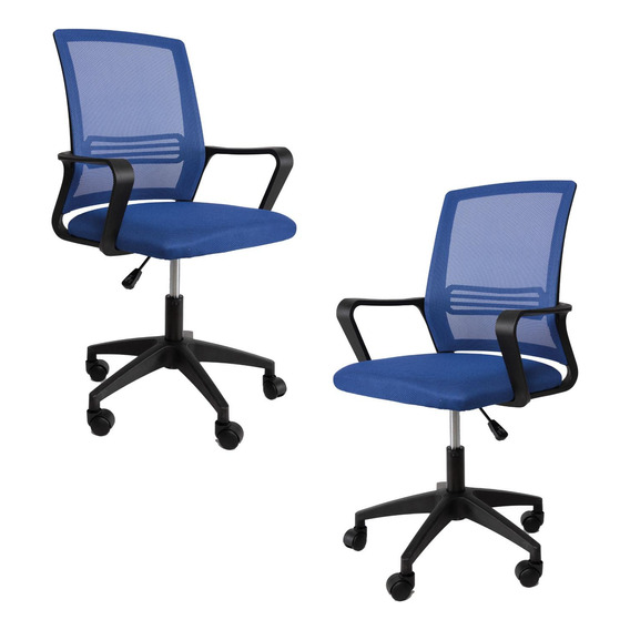 Set 2 Sillas De Escritorio Ergonomica Para Oficina Giratoria