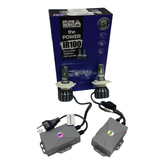 Kit Lampara Cree Led 2 Caras Canbus H4 12v/ 36w Max 30000lm