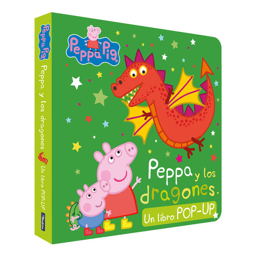 Peppa Pig. Libro Pop-up - Peppa Y Los Dragones, De Hasbro. Editorial Beascoa, Tapa Dura En Español
