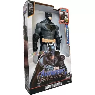 Boneco Batman Com Luz E Som 30 Cm Articulado Liga Da Justiça