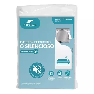 Protetor Colchão Capa Silencioso Imp. Casal 140x190 Fibrasca