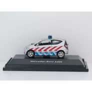 Auto En Miniatura Welly Escala H0 Mercedes Benz A200 Polizei
