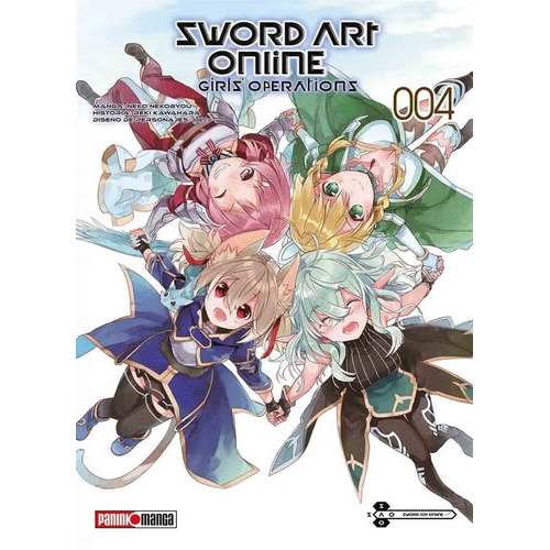 Panini Manga Sword Art Online Girl's Operation N.4, De Reki Kawahara., Vol. 4. Editorial Panini, Tapa Blanda En Español, 2020