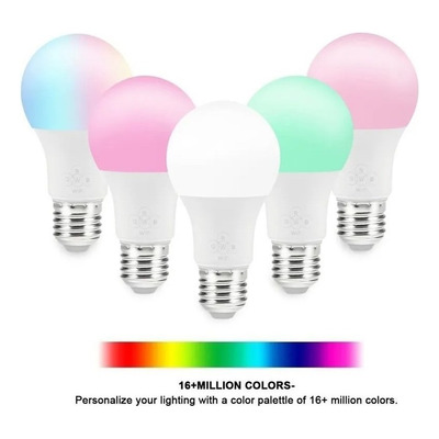 Foco Led Tbcin Tuya A60 10w E27 Wi-fi Smart Life Rgb
