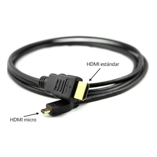 Cable Micro Hdmi Macho A Hdmi Macho Cámaras Gopro Tablet