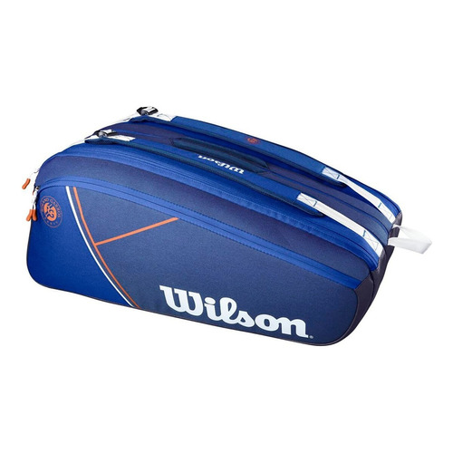 Bolso Raquetero Thermobag Morral Tenis Wilson Roland 15pk Color Azul