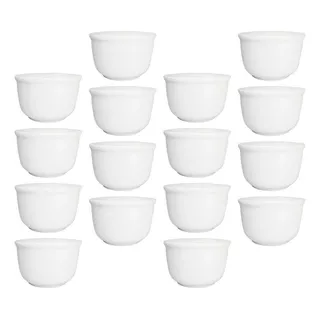 Tigelas Cumbuca Branca Porcelana Kit Sopa Caldo 12un