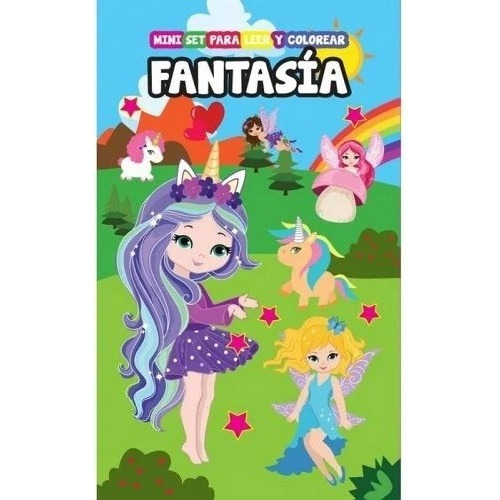 Fantasia - Mini Set Para Leer Y Colorear Con Marcadores