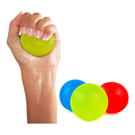 Pelotas De Gel Fisioterapia Rehabilitación Ejercicio 3pzas