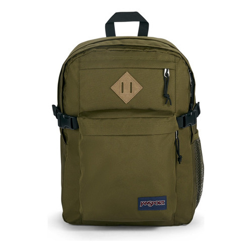 Jansport Mochila Main Campus Army Green 32l Js0aqul7g3 Jns80 Diseño de la tela Liso