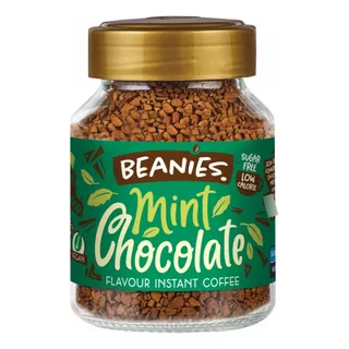 Café Sin Gluten Beanies Sabor Menta Chocolate Frasco 50 Gr