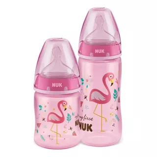 Nuk My First Choice Kit 2 Mamadeira 150ml E 300ml Cor Rosa