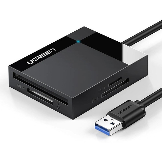 Lector Tarjetas 4 En 1 Ugreen Usb 3.0 Mem. Sd Tf Ms Cf 5gbps