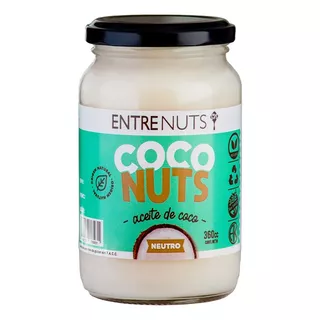 Aceite De Coco Entrenuts Neutro Puro 360cc Sin Tacc
