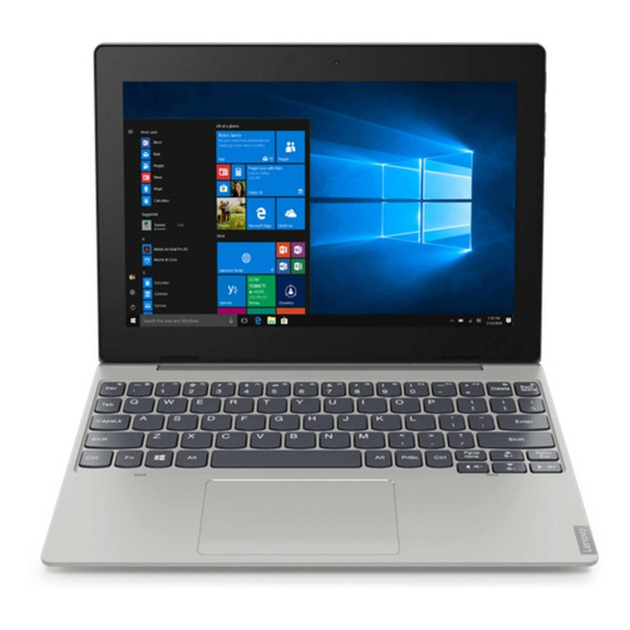 Notebook Lenovo IdeaPad D330-10IGL  mineral grey táctil 10.1", Intel Celeron N4020  4GB de RAM 64GB SSD, Intel UHD Graphic 600 1280x800px Windows 10 Home