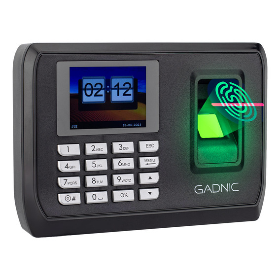 Reloj De Asistencia Control Horario Gadnic Huella Dactilar