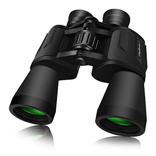 Binoculares 10x50, Poderosos Y Resistentes De Facil Enfoque Color Black