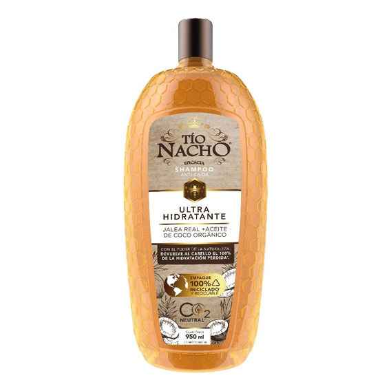Shampoo Tío Nacho Ultrahidratante, Aceite De Coco  950 Ml