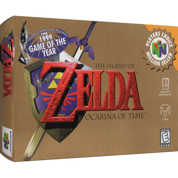 The Legend Of Zelda Ocarina Of Time Nintendo 64 Físico Caja