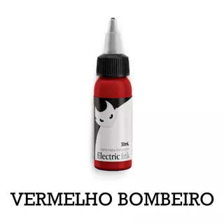 Tinta Para Tattoo 30ml Vermelho Bombeiro - Electric Ink