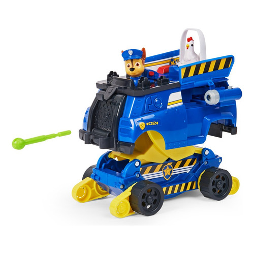 Vehículo Carga Y Rescata Chase Paw Patrol Nickelodeon Color Azul