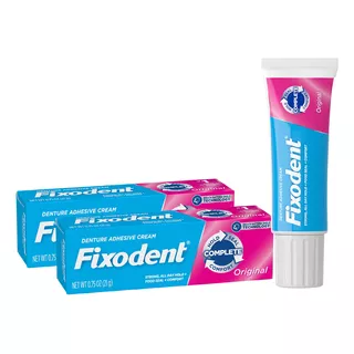 Kit 2 Fixodent Creme Adesivo Para Dentaduras