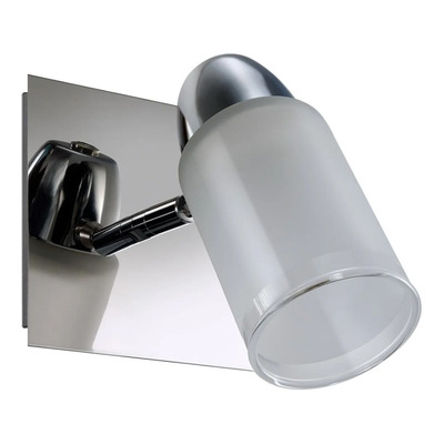 Aplique 1 Luz Vidrio Pared Apto Led E-27 Luz Desing