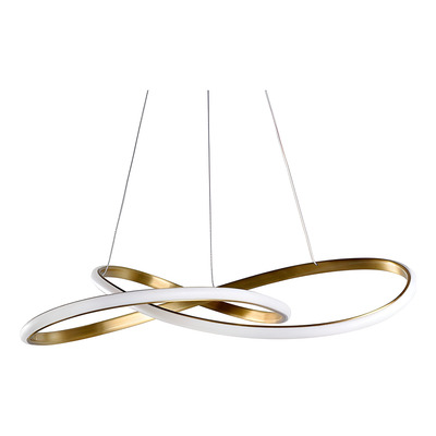 Lampara Colgante Led L2020 Dorado Moderno Deco Luz Desing