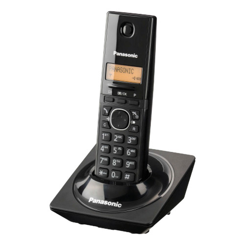 Telefonos Teléfono Inalámbrico De Mesa Panasonic Tg1711 Fama Color Negro