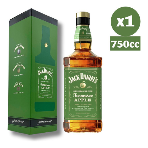 Jack Daniel's whiskey tennessee apple 750cc