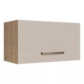 Armário Aéreo 60 Cm 1 Porta Basculante Rc Agata Madesa Cor Rustic/crema