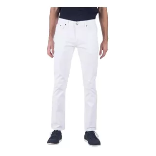 Pantalon Blanco Para Hombre Oggi Jeans Vaxter Gabardina