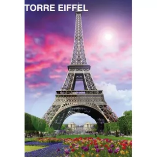 Rompecabezas 1000 Piezas Puzzle Paris Torre Eiffel Francia
