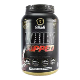 Whey Ripped 2lbs Gold Nutrition Proteina Con Matrix Fat Burn Sabor Chocolate