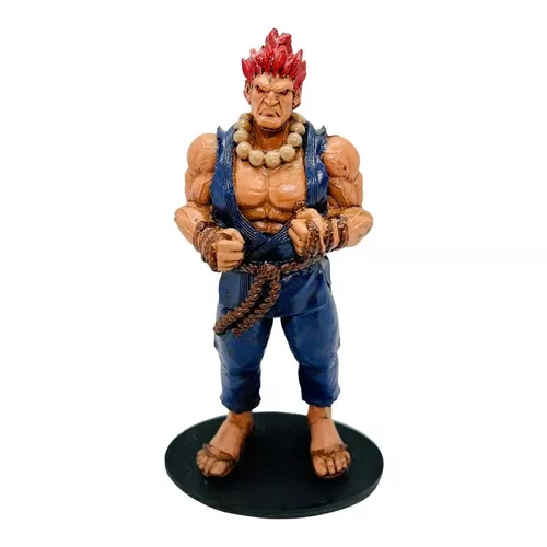 Boneco Akuma Street Fighter Estátua Colecionável Resina