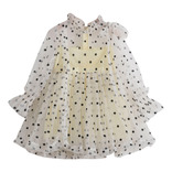 F Kids Clothes Falda De Malla Princesa Con Estampado De Luna