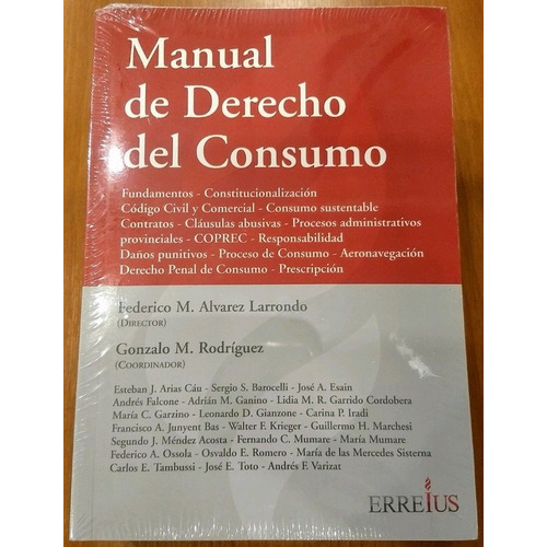 Manual De Derecho Del Consumo: Federico M. Alvarez 