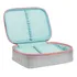Estojo Box Academie Dots Cinza Tilibra Bolinhas