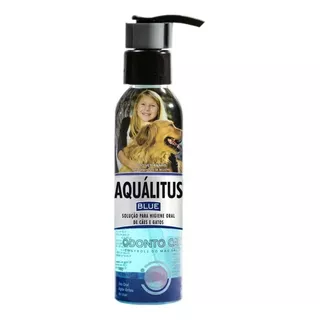 Higienizante Bucal Aqualitus Blue Cães E Gatos 100ml Inovet