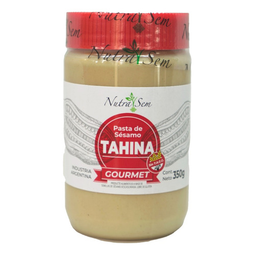 Tahina Gourmet Nutrasem x 350 G Pasta De Sésamo Blanco